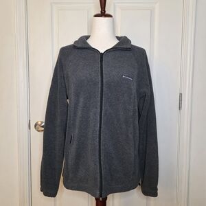 Columbia Charcoal Grey Full Zip Fleece